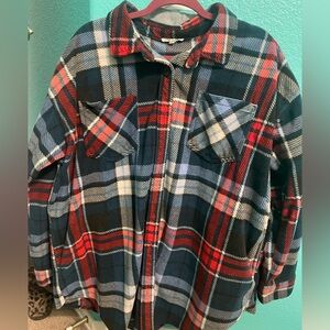 Plaid Flannel Shacket. Super soft, great colors